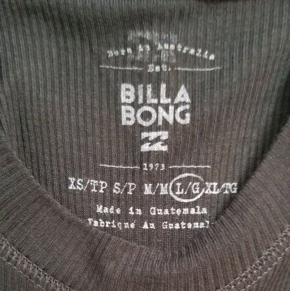 Billabong ribbed tank never worn - Picture 3 of 3